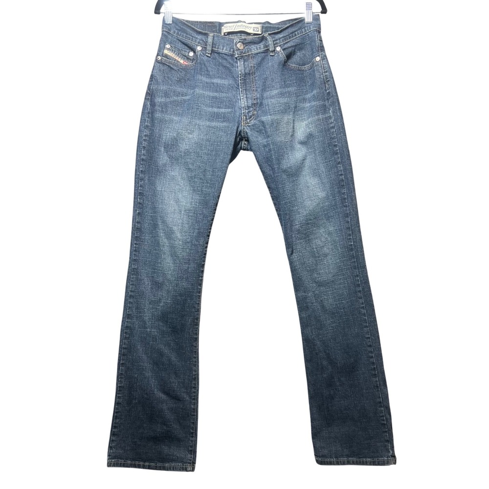 Vintage Diesel Fanker Jeans Mens 31 Blue Dark Wash Straight Leg Made in Italy